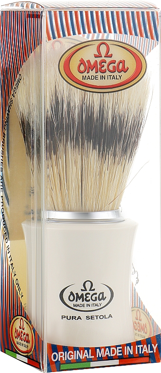 Помазок для гоління, 11869, білий - Omega — фото N2