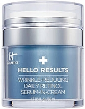 Духи, Парфюмерия, косметика Антивозрастная крем-сыворотка с ретинолом - It Cosmetics Hello Results Wrinkle-Reducing Daily Retinol Serum-in-Cream