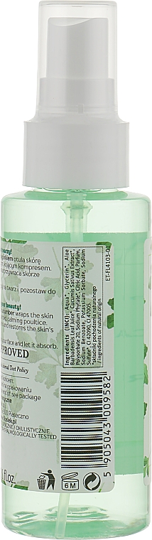 Тонизирующая вода с огурцом - Floslek Green For Skin Watery Toner With Cucumber — фото N2