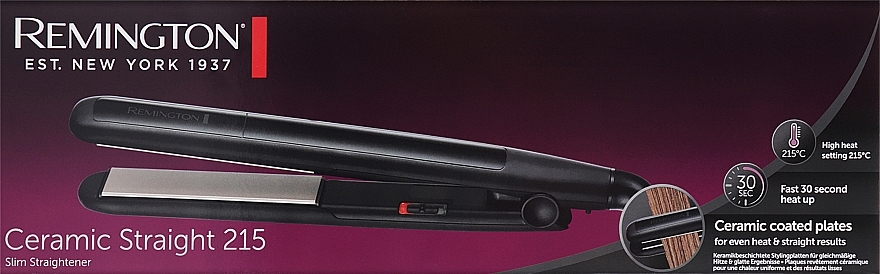 Випрямляч для волосся - Remington S1370 Ceramic Straight 215 Slim Hair Straightener — фото N2