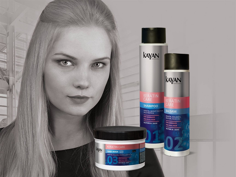 Шампунь для пошкодженого та тьмяного волосся - Kayan Professional Keratin Care Shampoo — фото N3