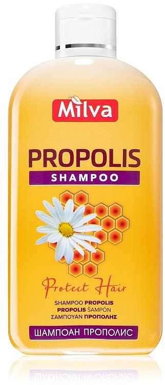 Защитный и питательный шампунь - Milva Propolis Shampoo with Natural Propolis Extract — фото N1