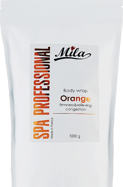 Обертывание для тела антицеллюлитное "Апельсин" - Mila Body Wrap Orange — фото N1