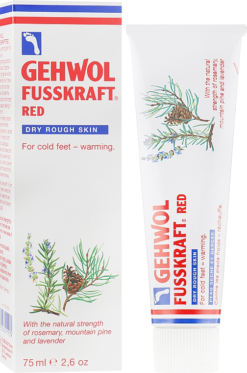 Червоний бальзам для сухої шкіри - Gehwol Fusskraft rot — фото N2