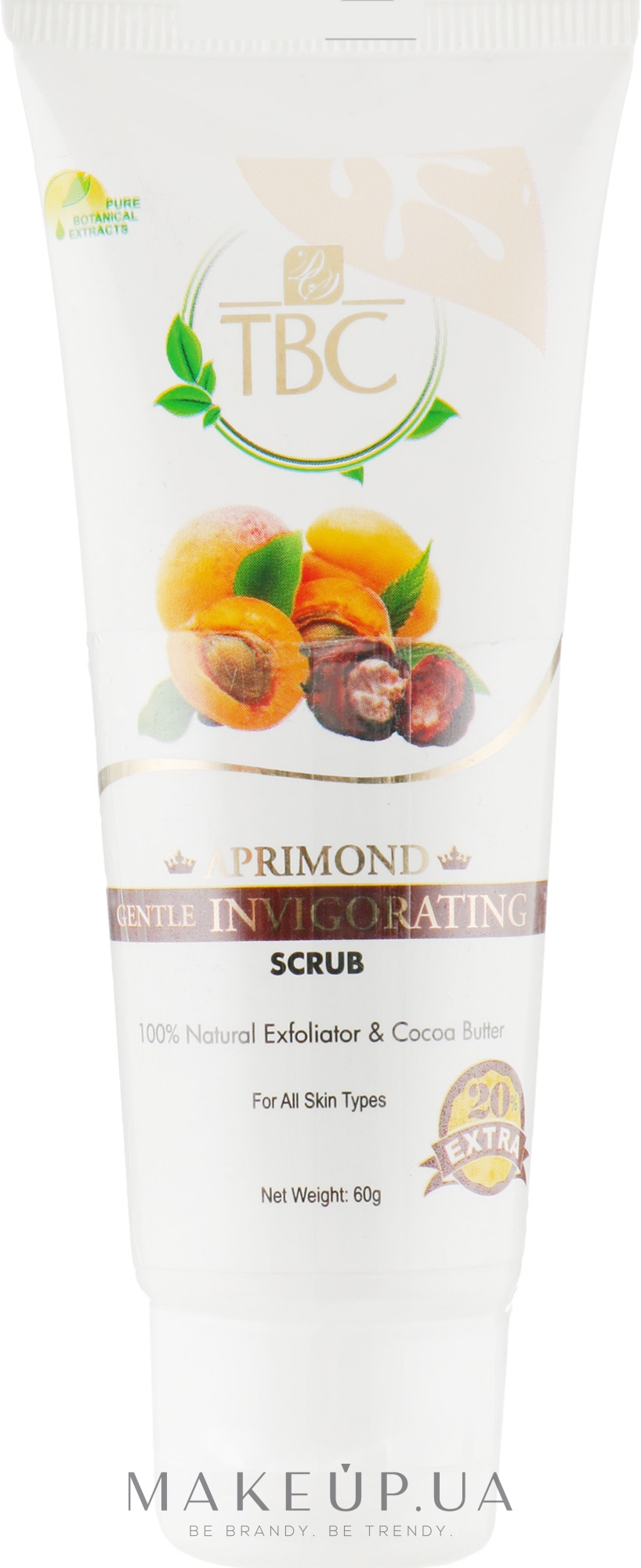 Скраб "Бодрящий" с абрикосом и кокосом - TBC Gentle Invigorating Aprimond Scrub — фото 60g