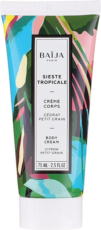 Крем для тіла "Цитрон і зерно" - Baija Sieste Tropicale Citron Petit Grain Body Cream — фото N3