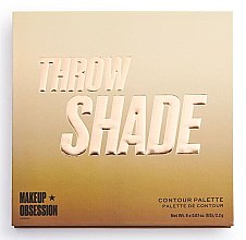 Духи, Парфюмерия, косметика Палетка для контуринга - Makeup Obsession Throw Shade Contour Palette