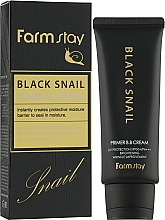 ВВ-крем з муцином чорного равлика - FarmStay Black Snail Primer BB Cream SPF50+/PA — фото N2