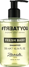 Духи, Парфюмерия, косметика Шампунь для волос - Janeke #Treatyou Fresh Babe Shampoo