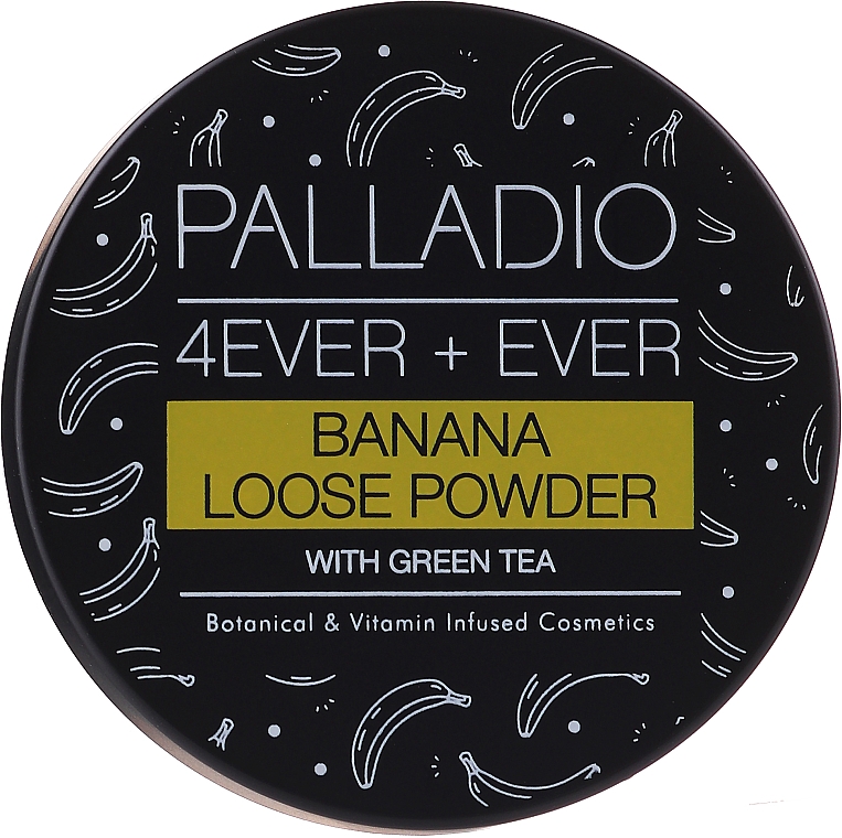 Бананова пудра - Palladio 4 Ever+Ever Banana Loose Setting Powder — фото N5