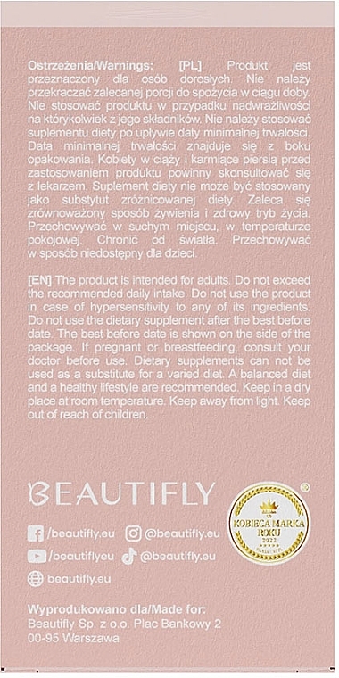 Біологічно активна добавка Коензим Q10 Убіхінол - Beautifly Q10 Beauty Dietary Supplement — фото N5