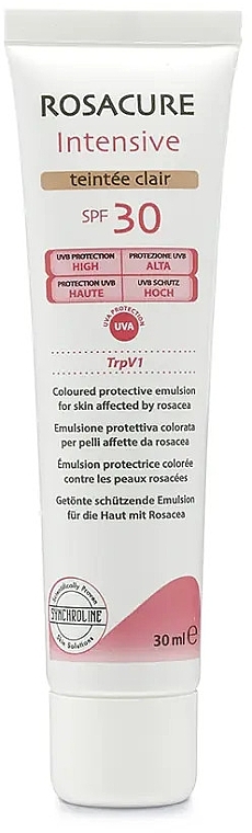 Тонирующая солнцезащитная эмульсия SPF30 - Cantabria Labs Rosacure Intensive Cremcolor SPF30 — фото N2