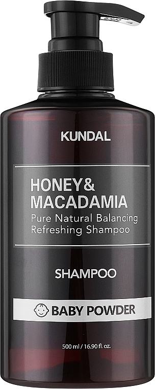 Шампунь для волосся - Kundal Honey & Macadamia Baby Powder Shampoo — фото N2
