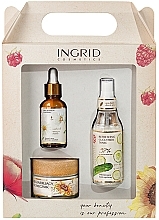 Духи, Парфюмерия, косметика УЦЕНКА Подарочный набор - Ingrid Vegan (f/cr/50ml + f/ser/30ml + f/ton/75ml) *