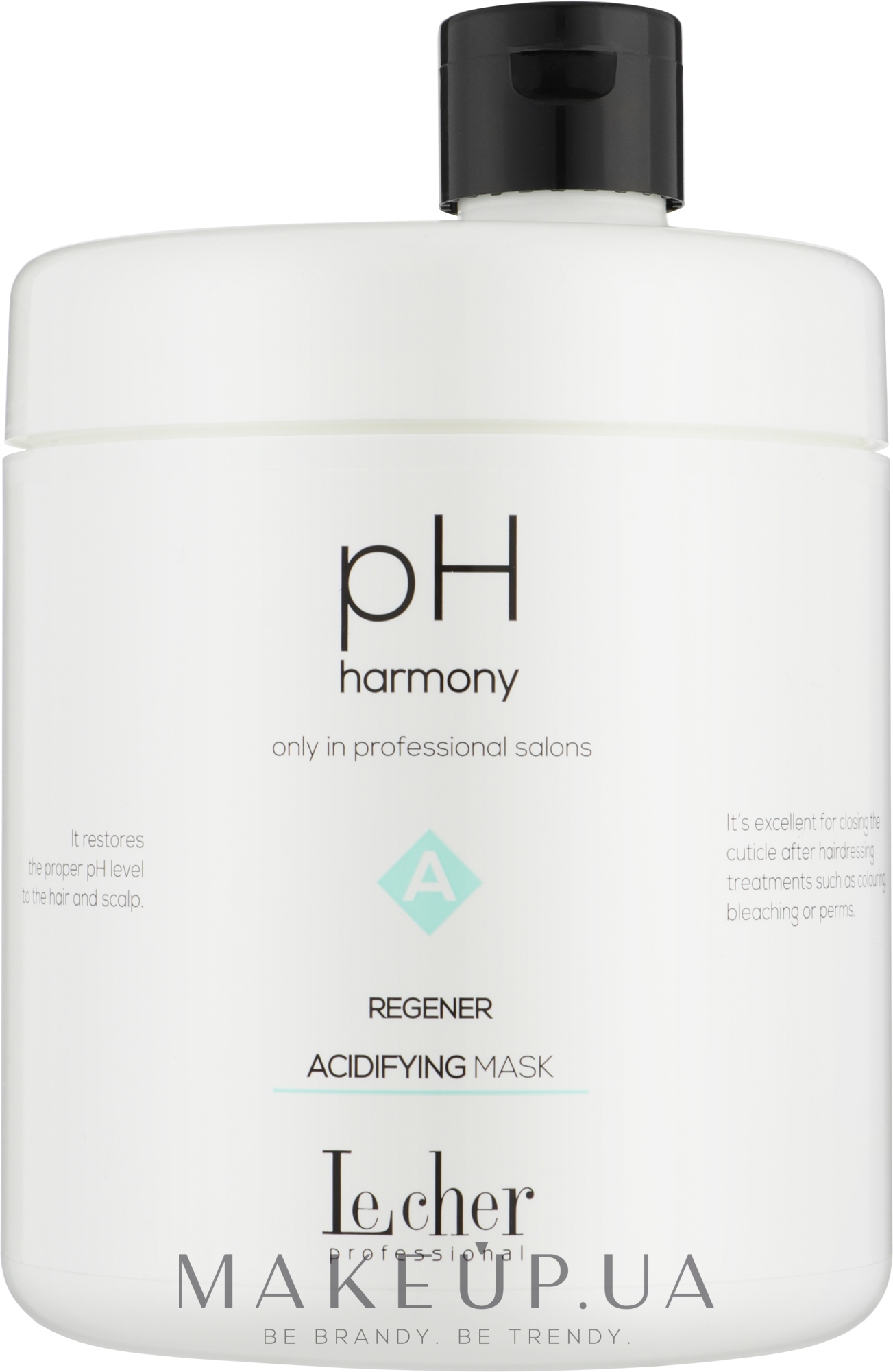 Маска для восстановления волос - Lecher PH Harmony Regener Mask — фото 1000ml