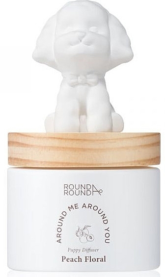 Аромадифузор - Round A‘Round Puppy Happy Poodle Peach Floral — фото N1