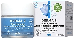 Увлажняющий ночной крем с гиалуроновой кислотой - Derma E Hydrating Night Cream — фото N2